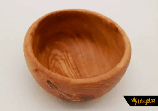 Mini wooden bowl made of olive wood